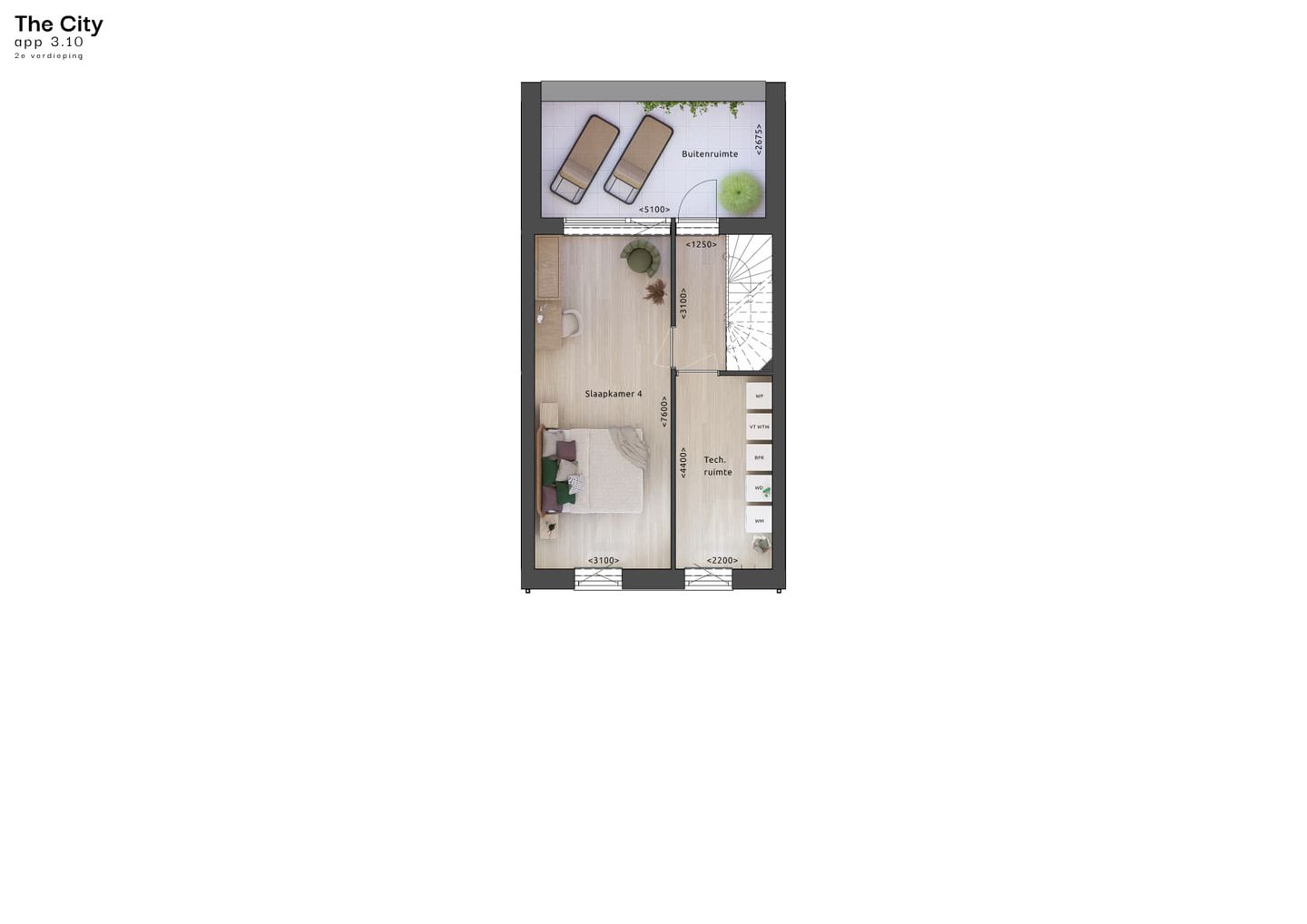 Foto 4 van Tussenwoning met dakterras (Bouwnr. 3.10)