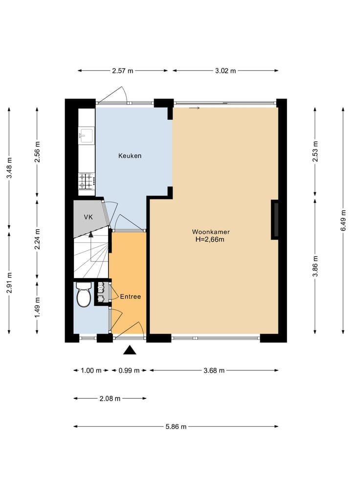 Tussenwoning te koop: Duinroosstraat 120, Den Helder