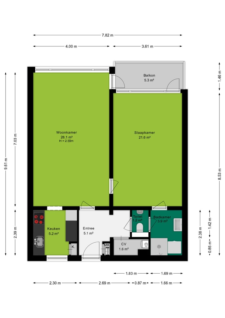 Appartement te koop: Stationsweg 92-311, Ede