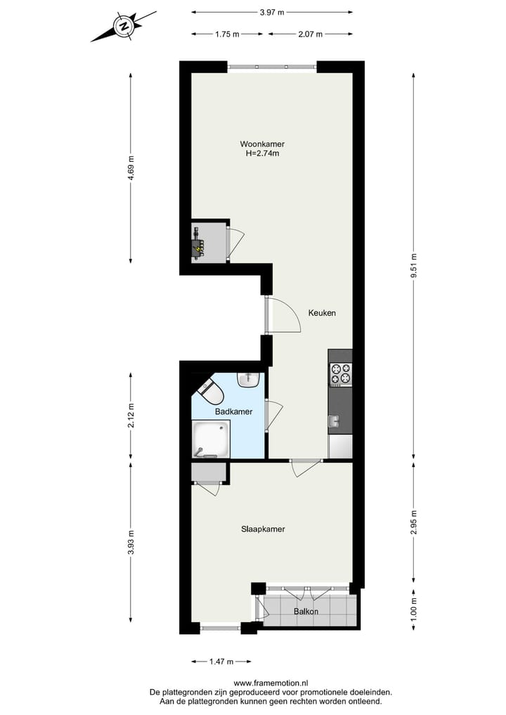 Appartement te koop: Waterloostraat 145A02, Rotterdam
