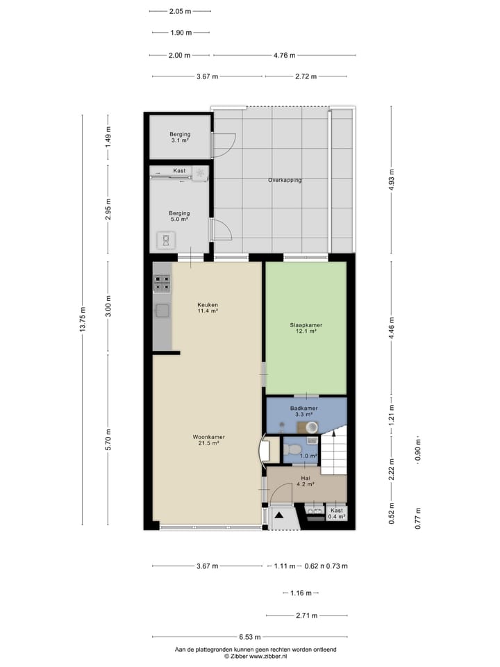 Tussenwoning te koop: Odewaldlaan 36, Wildervank
