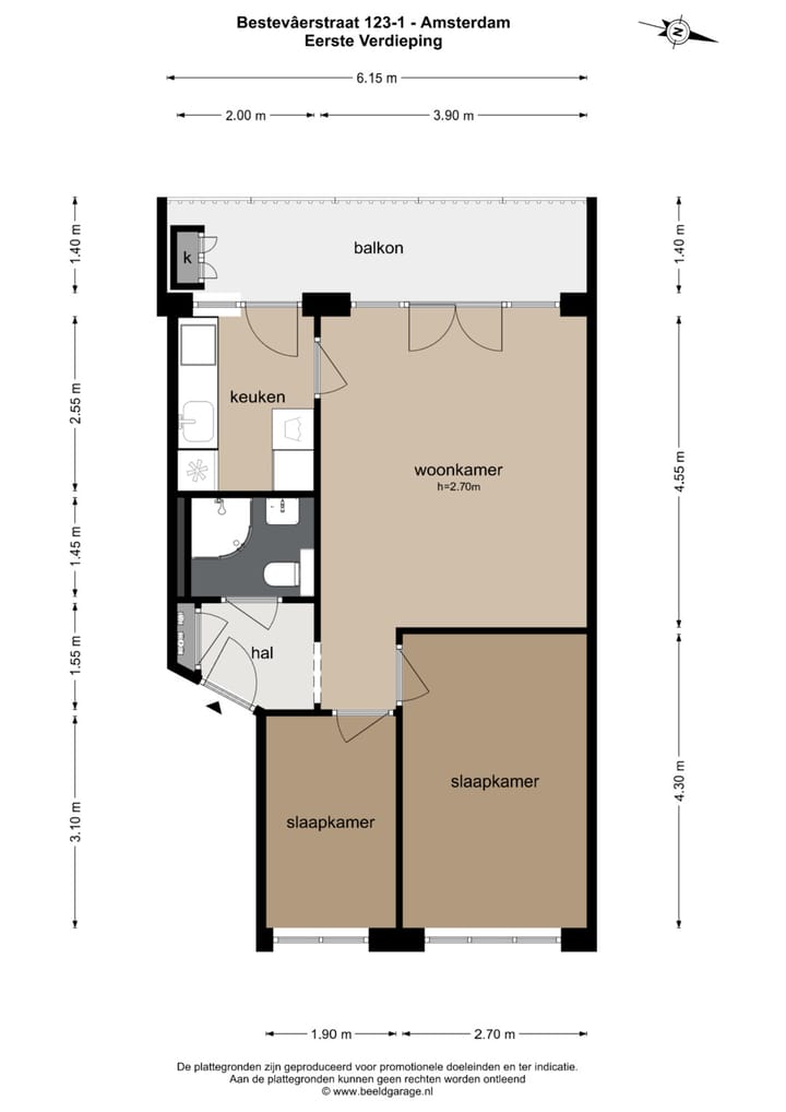 Appartement te koop: Bestevâerstraat 123-1, Amsterdam