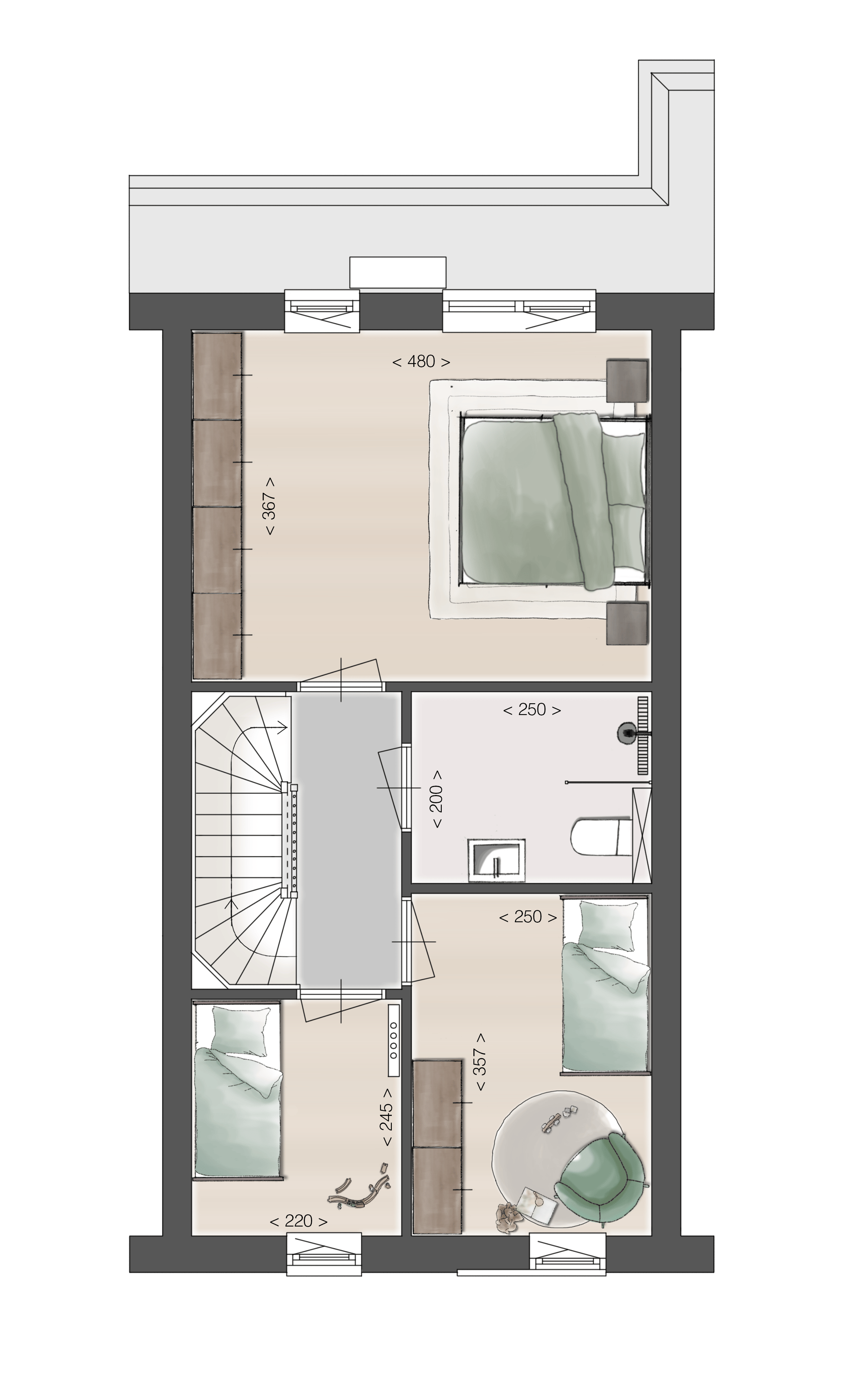 Foto 3 van Tussenwoning (Bouwnr. 05)