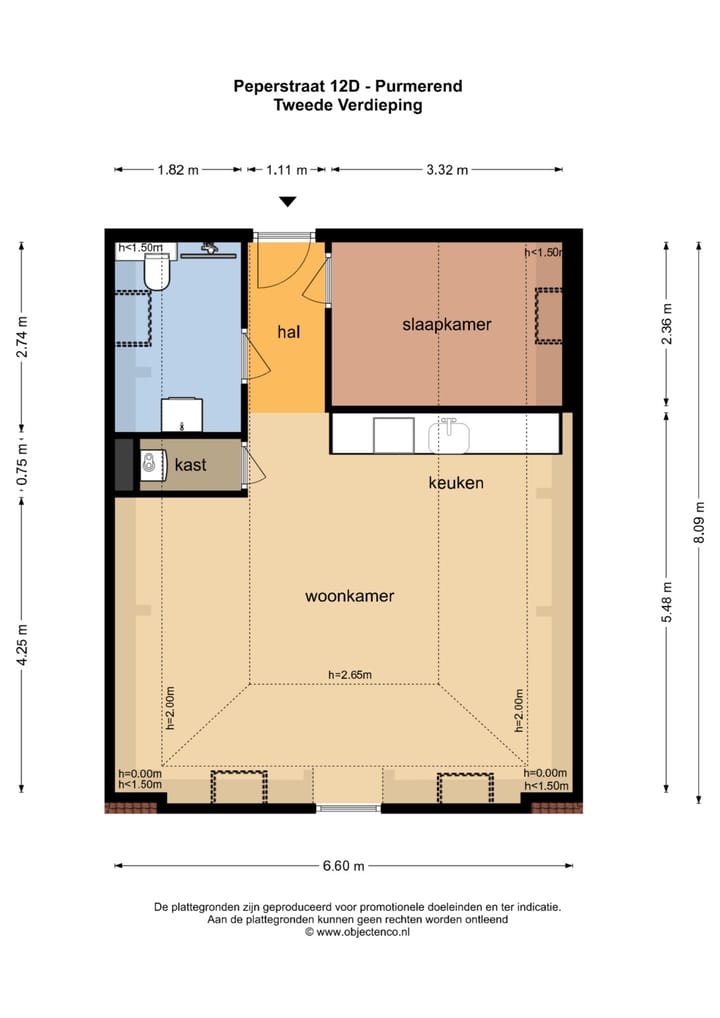 Appartement te koop: Peperstraat 12D, Purmerend
