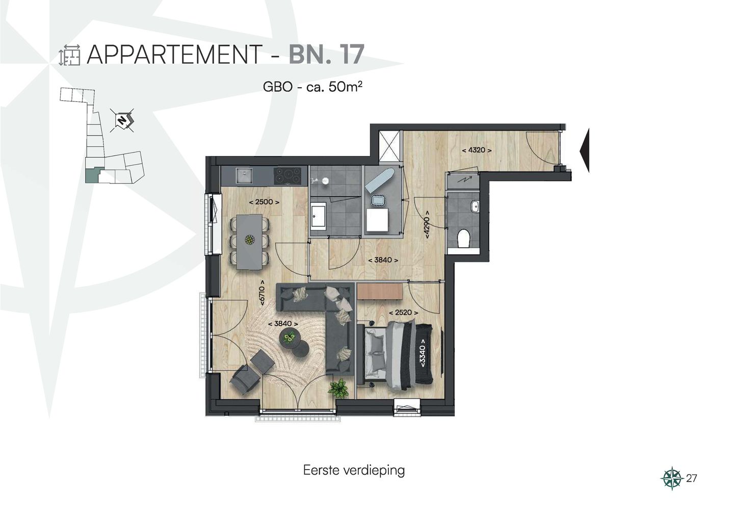 Foto 1 van Appartement (Bouwnr. 17)