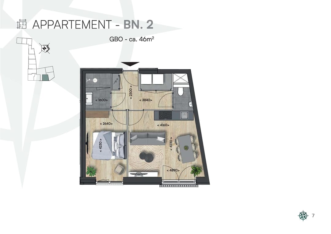 Foto 1 van Appartement (Bouwnr. 2)