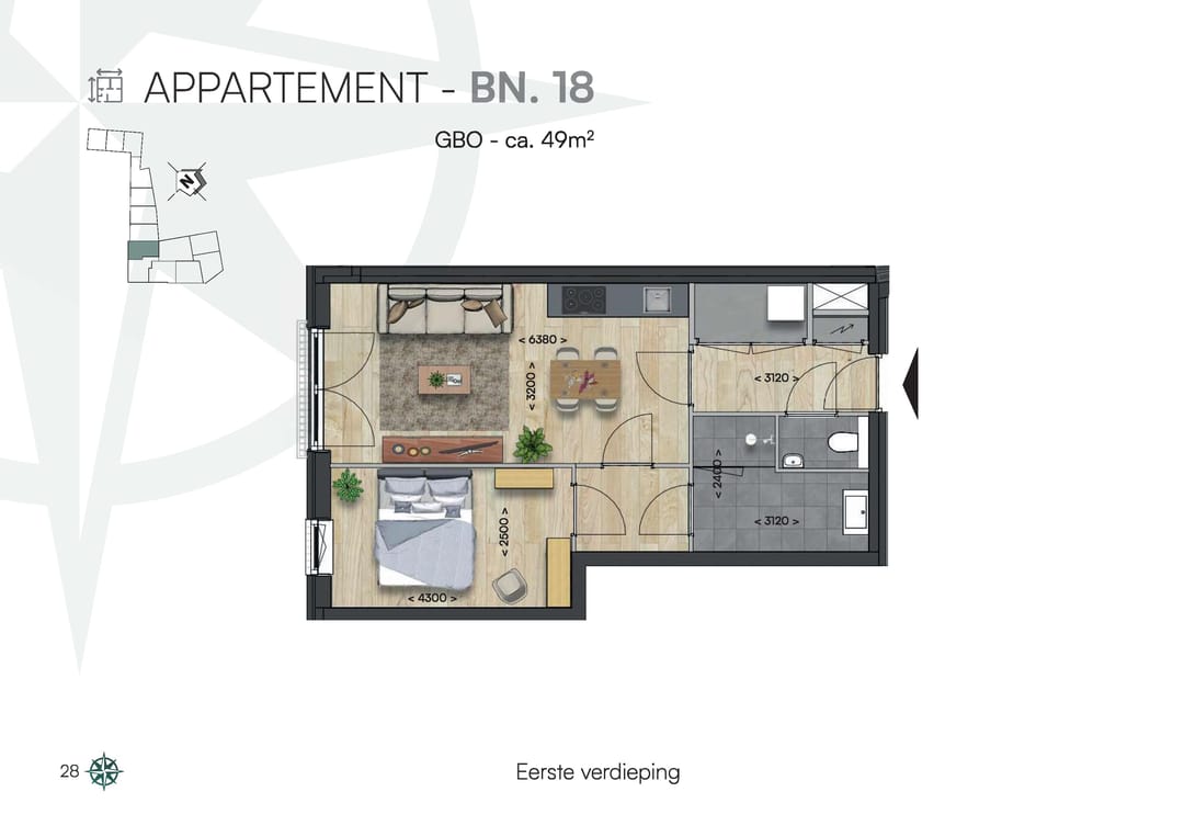 Photo 1 of Appartement (Bouwnr. 18)