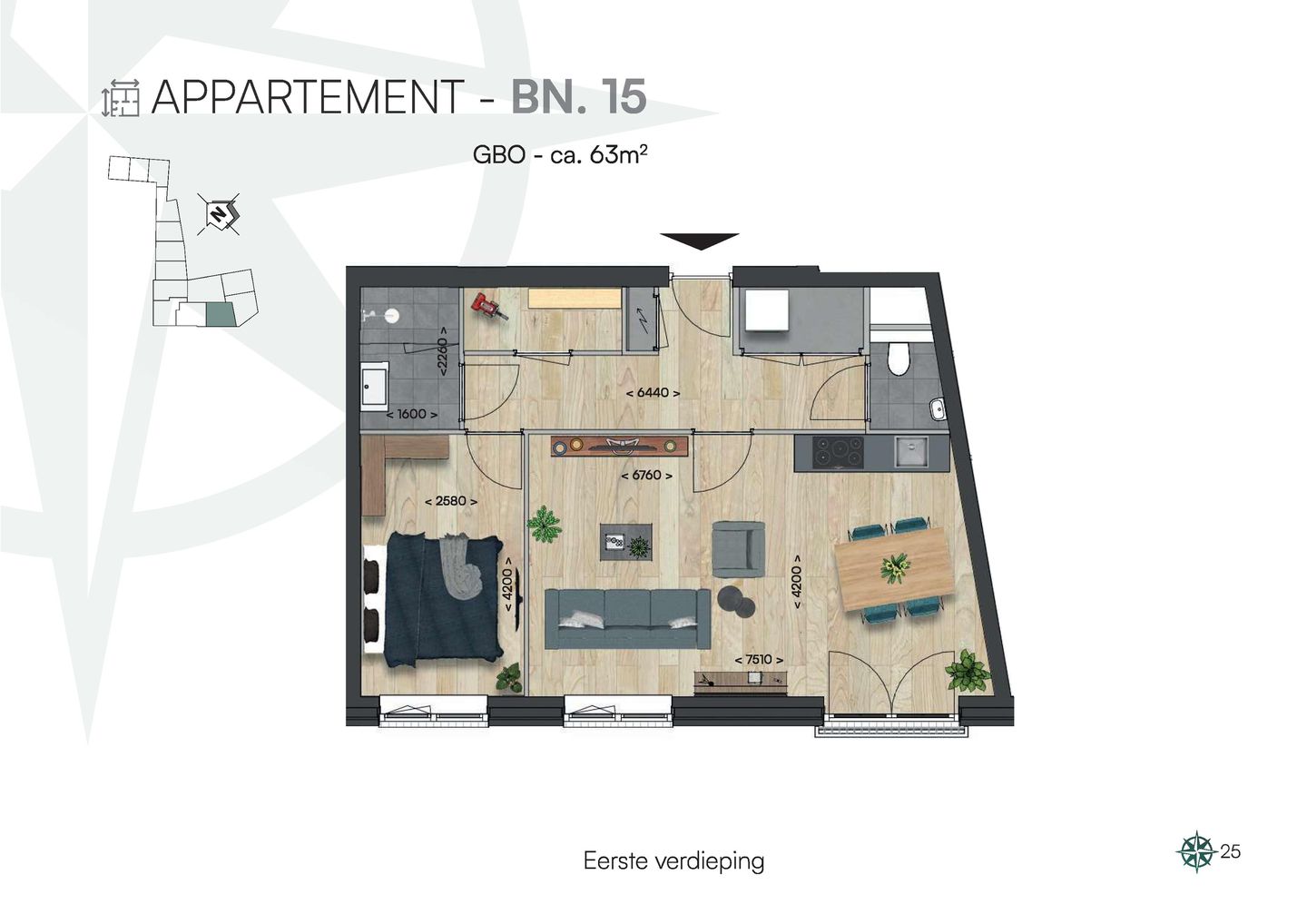 Foto 1 van Appartement (Bouwnr. 15)