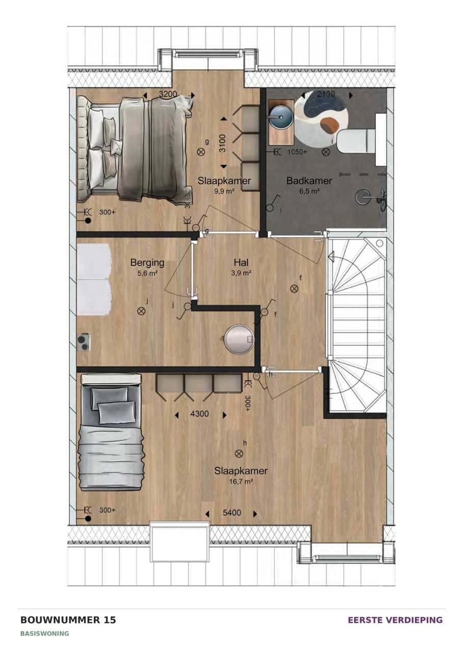 Foto 10 van Helmershof, tussenwoning, bn 15
