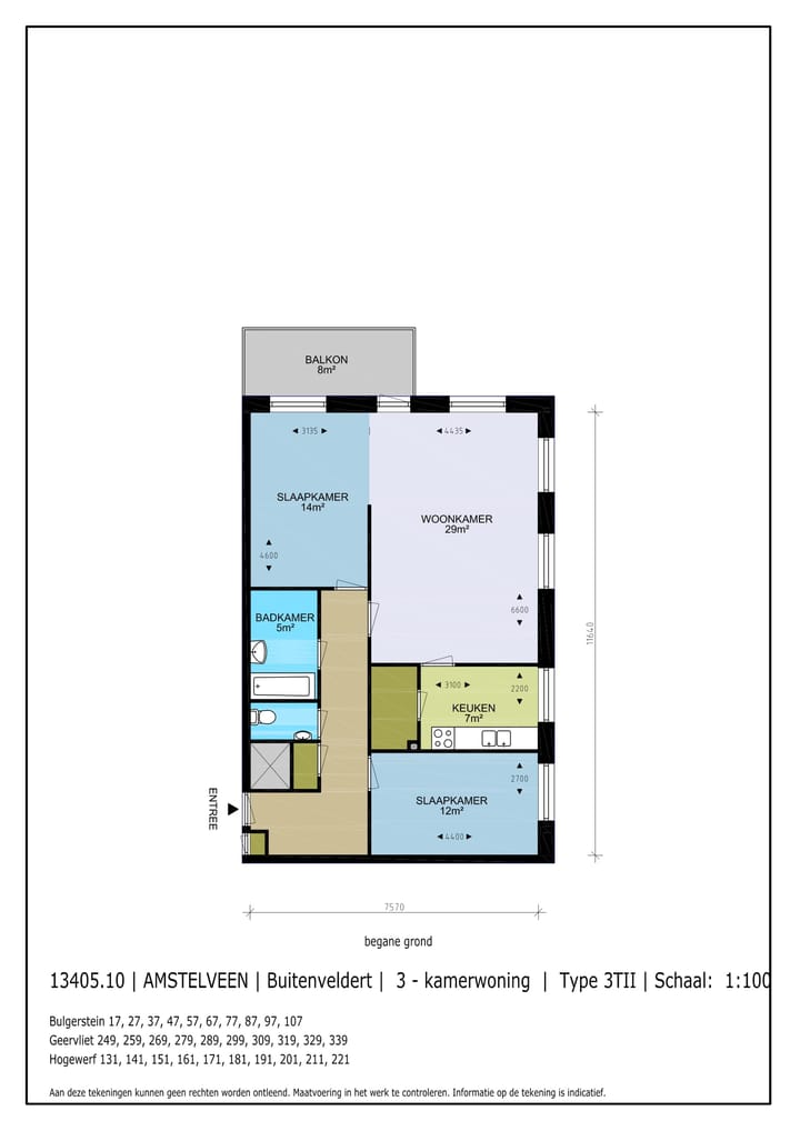 Appartement te huur: Bulgerstein 77, Amsterdam