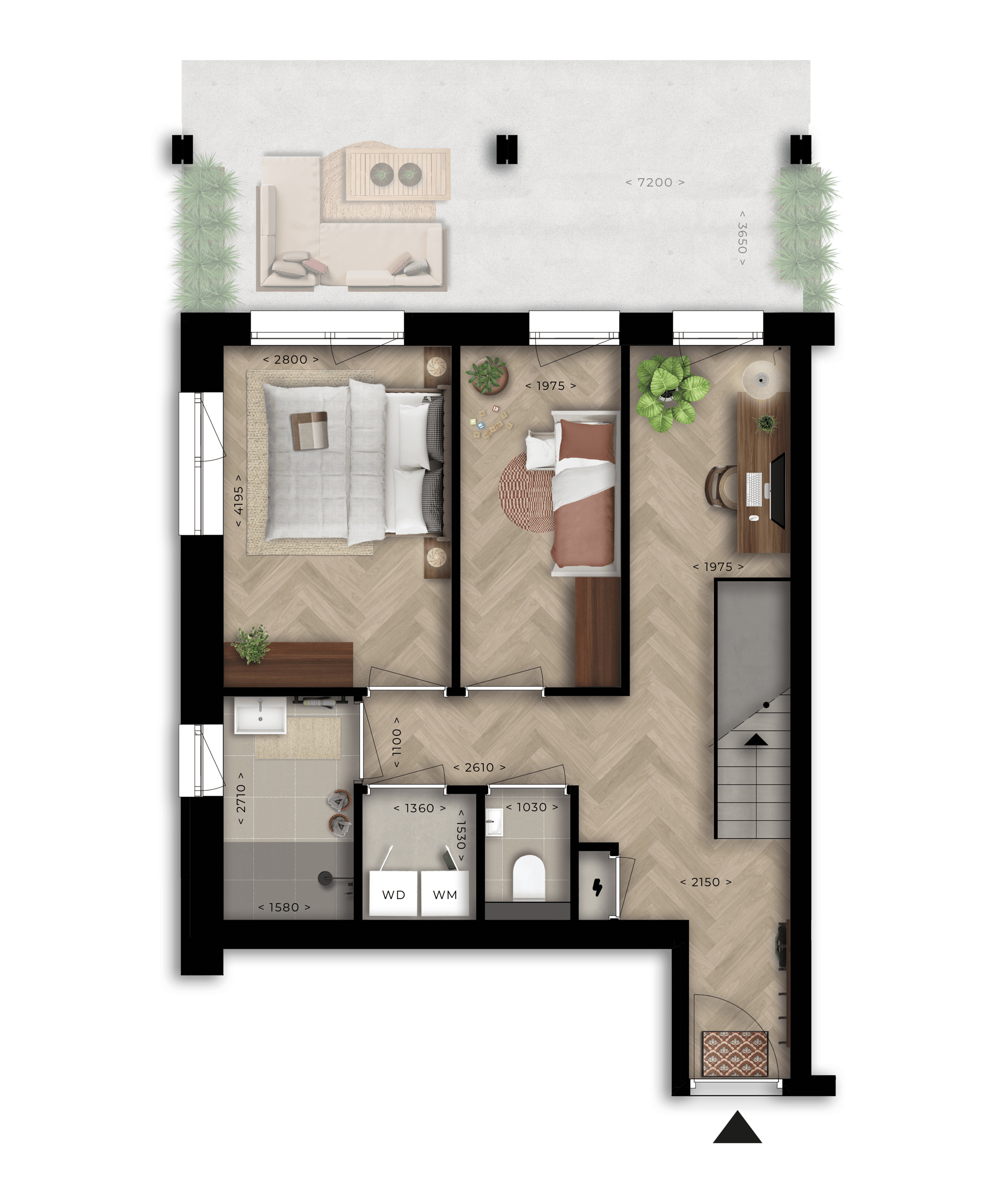 Photo 9 of 3-kamer maisonnette (Bouwnr. D1.01)