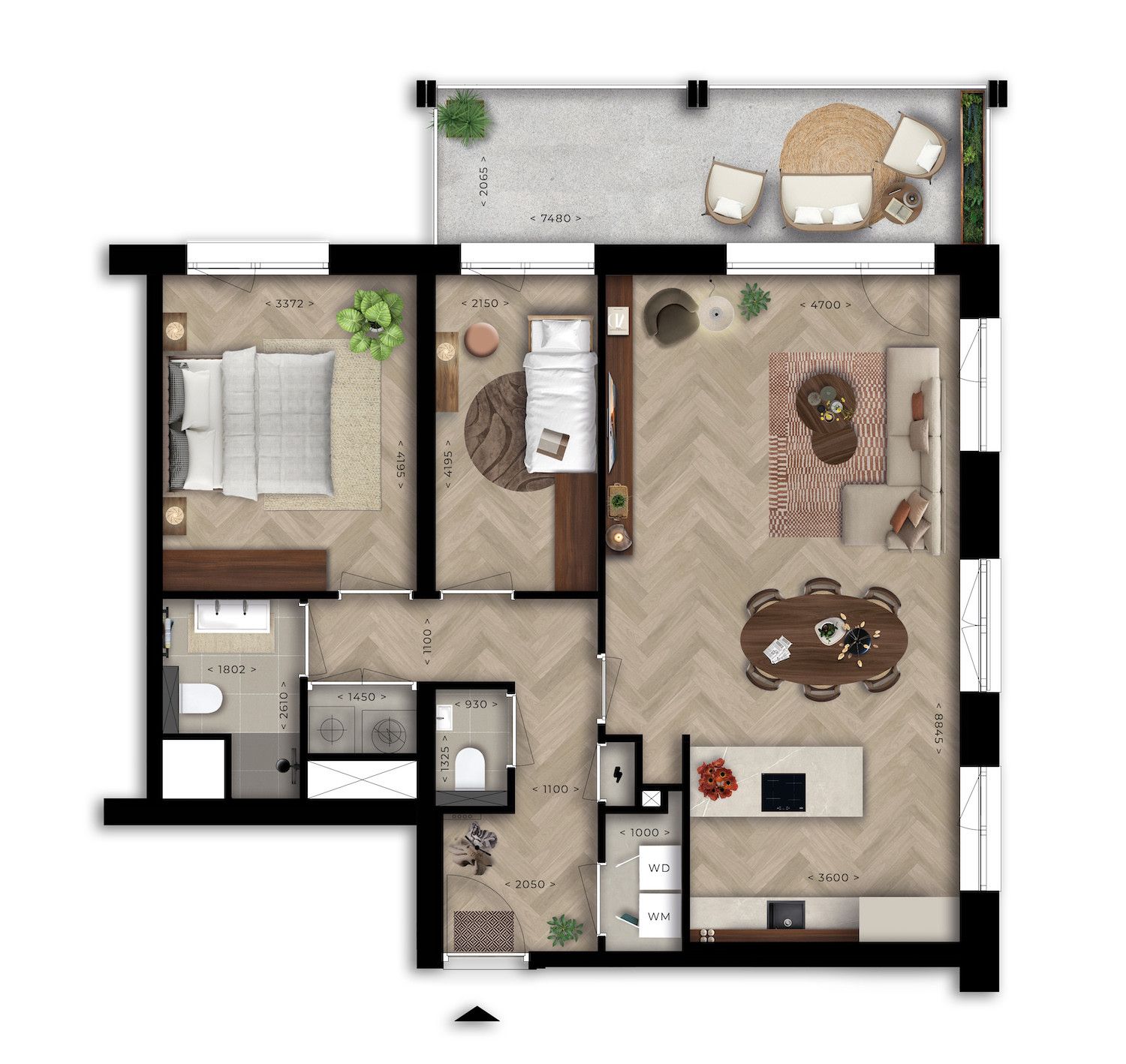 Photo 9 of 3-kamer appartement (Bouwnr. D1.16)