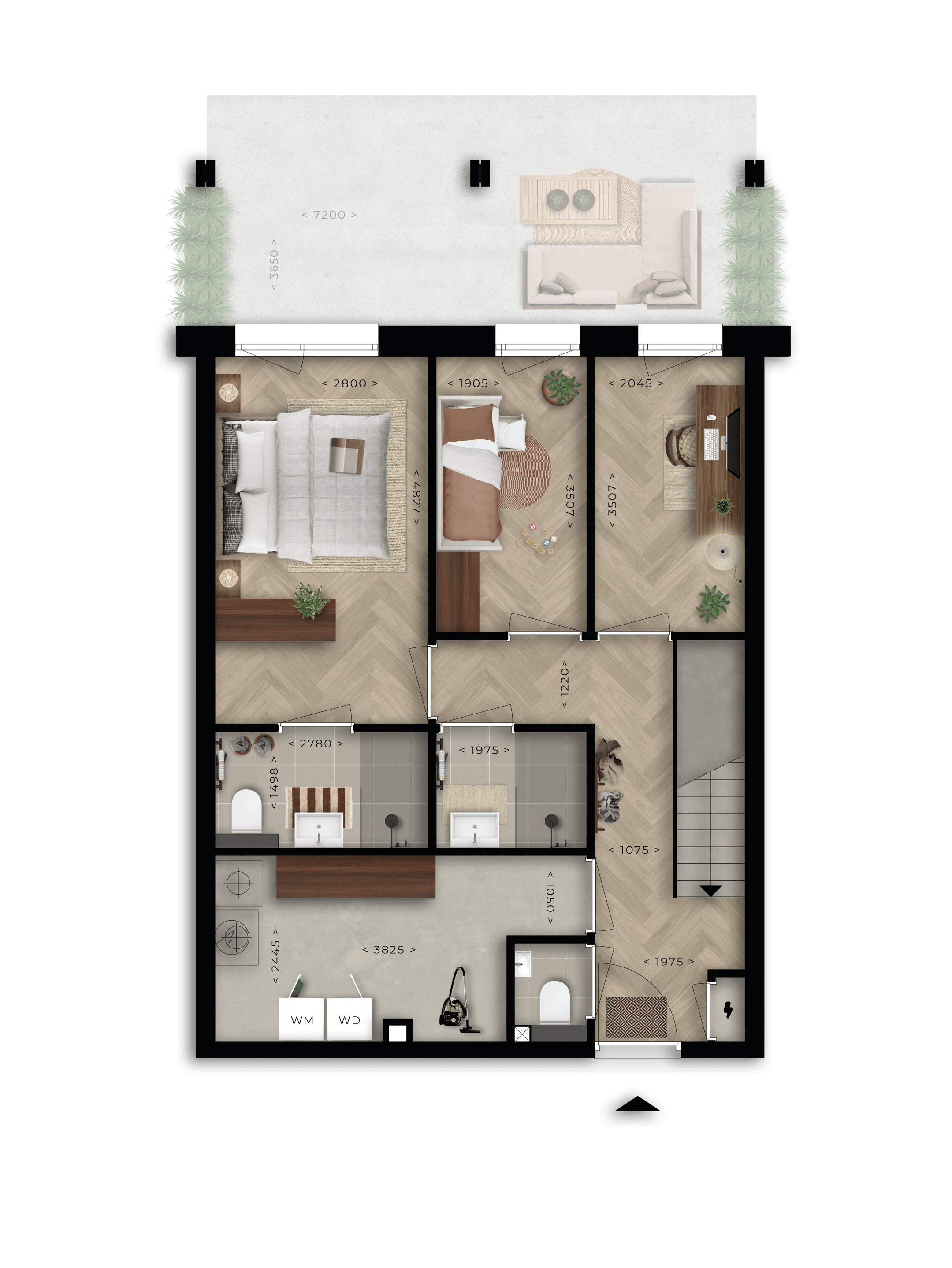 Photo 9 of 4-kamer maisonnette (Bouwnr. D1.10)