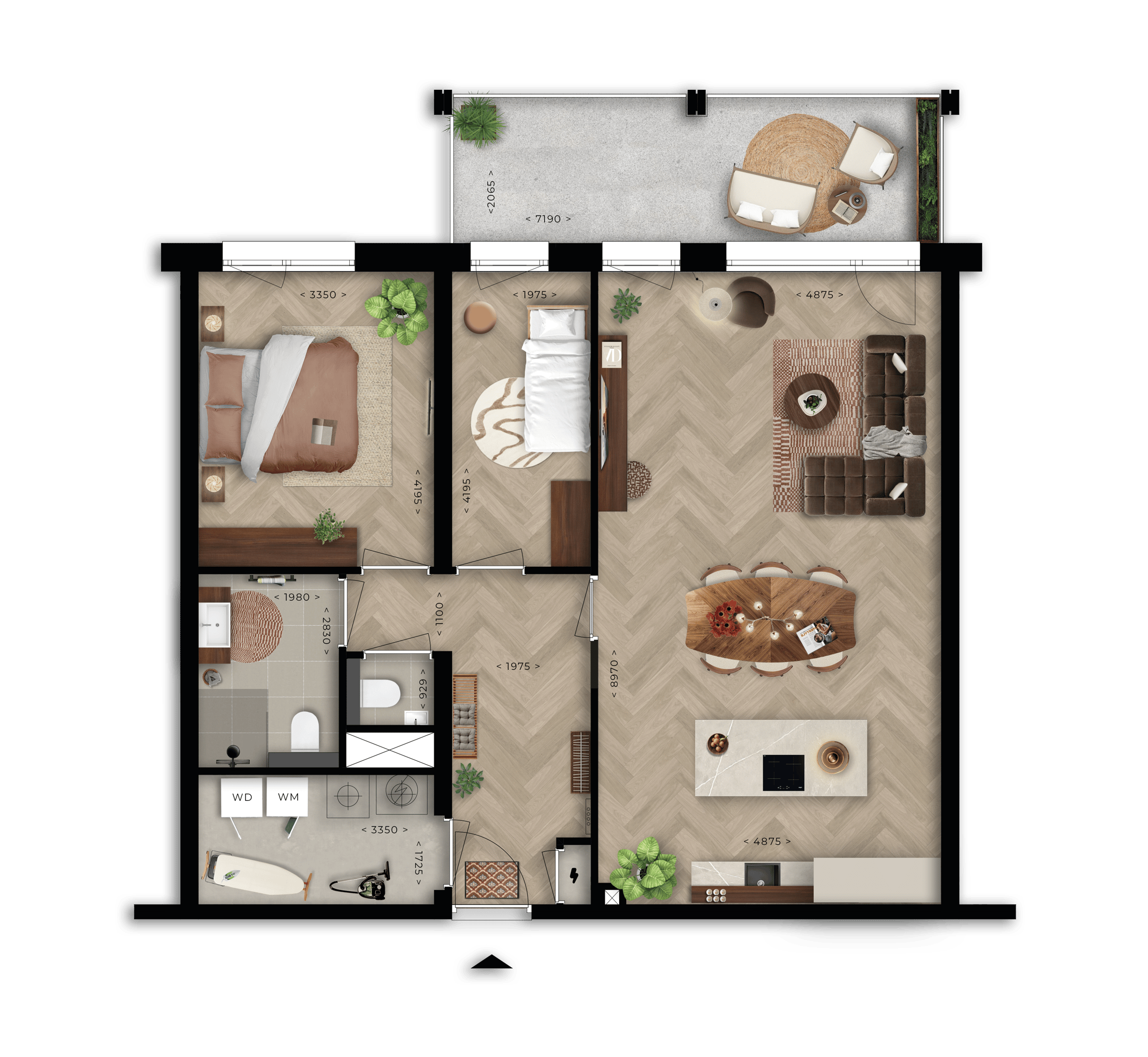 Photo 9 of 3-kamer appartement (Bouwnr. D1.34)