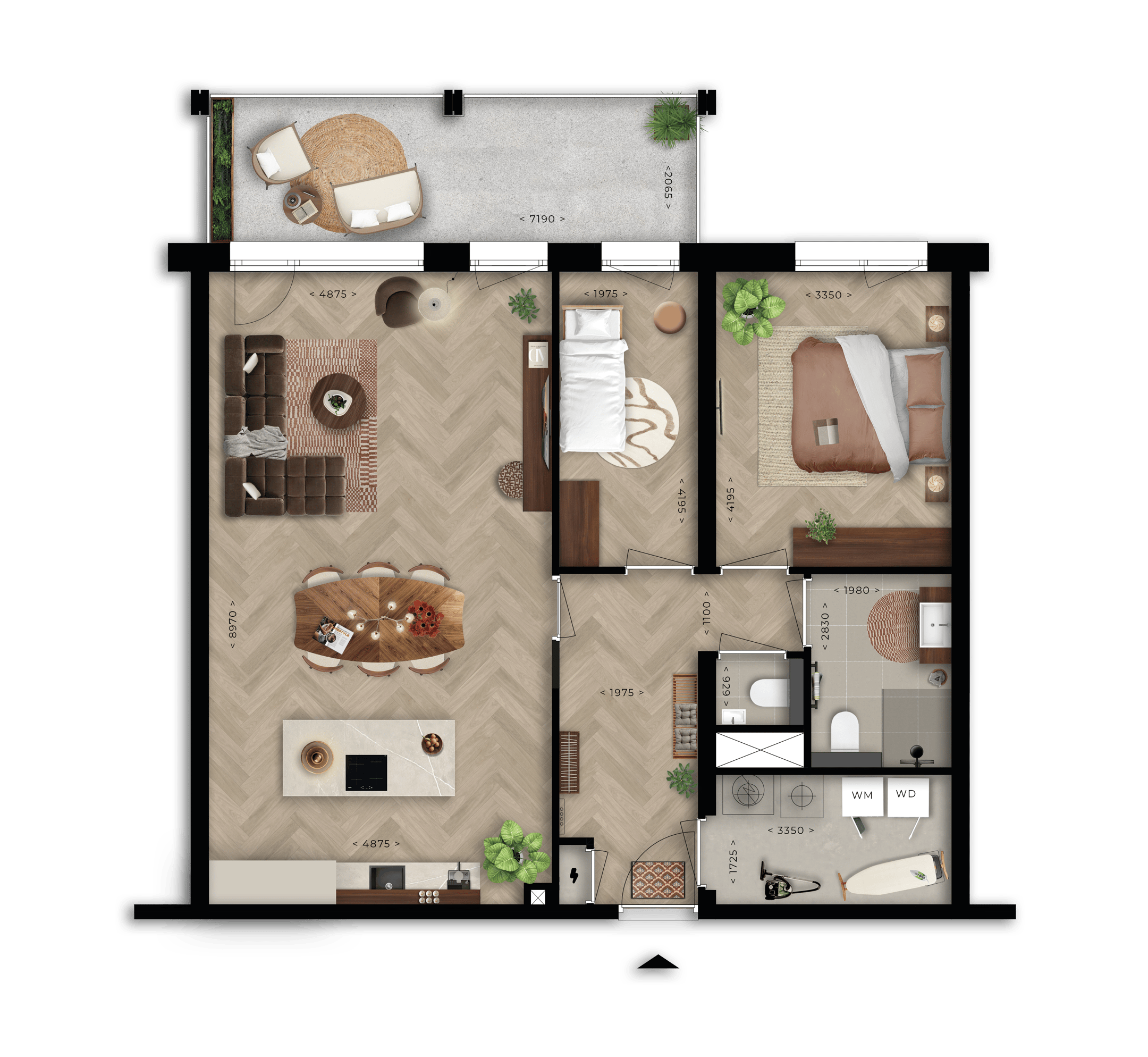 Photo 9 of 3-kamer appartement (Bouwnr. D1.38)