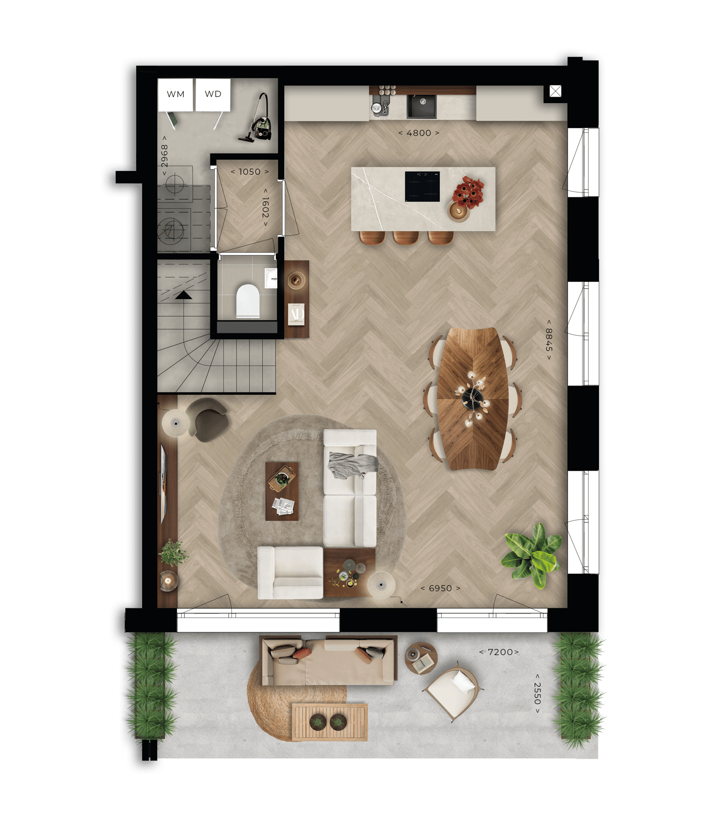 Foto 10 van 4-kamer maisonnette (Bouwnr. D1.11)
