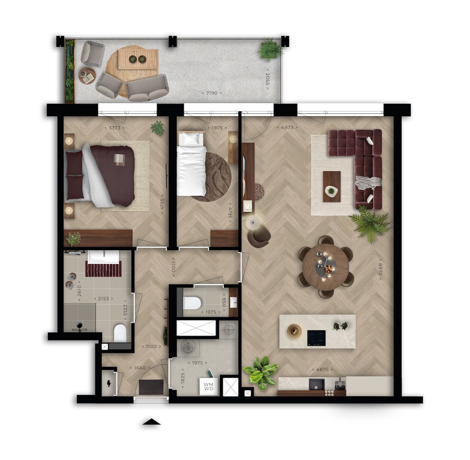 Photo 9 of 3-kamer appartement (Bouwnr. D1.21)