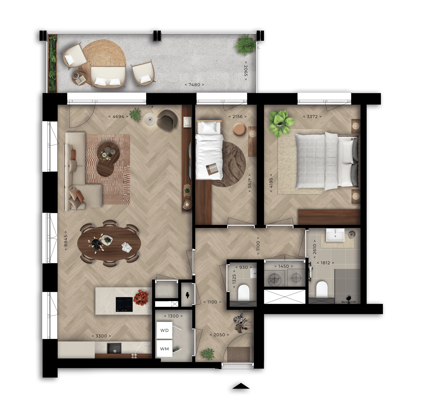 Photo 10 of 3-kamer appartement (Bouwnr. D1.16)