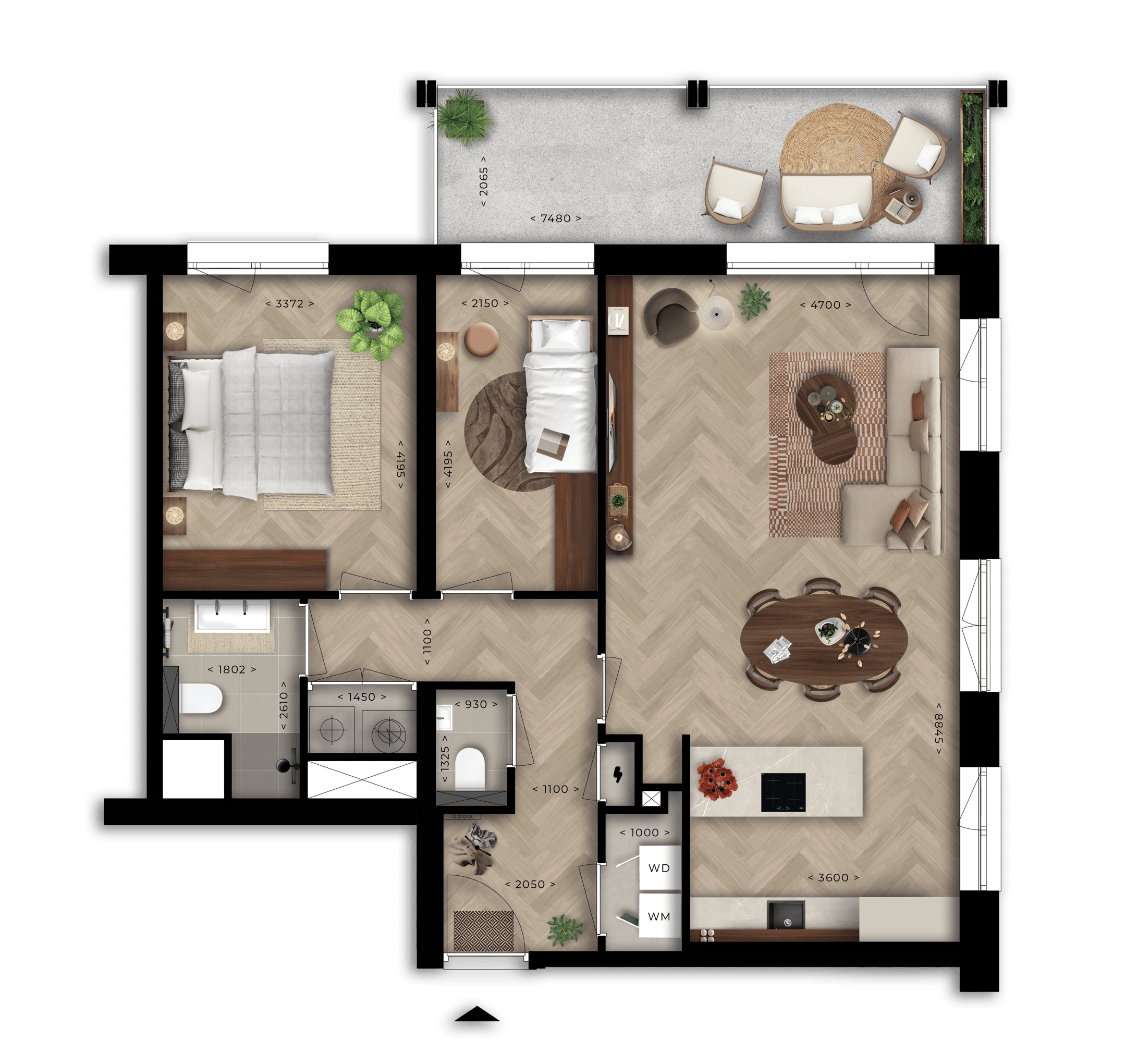 Photo 9 of 3-kamer appartement (Bouwnr. D1.24)