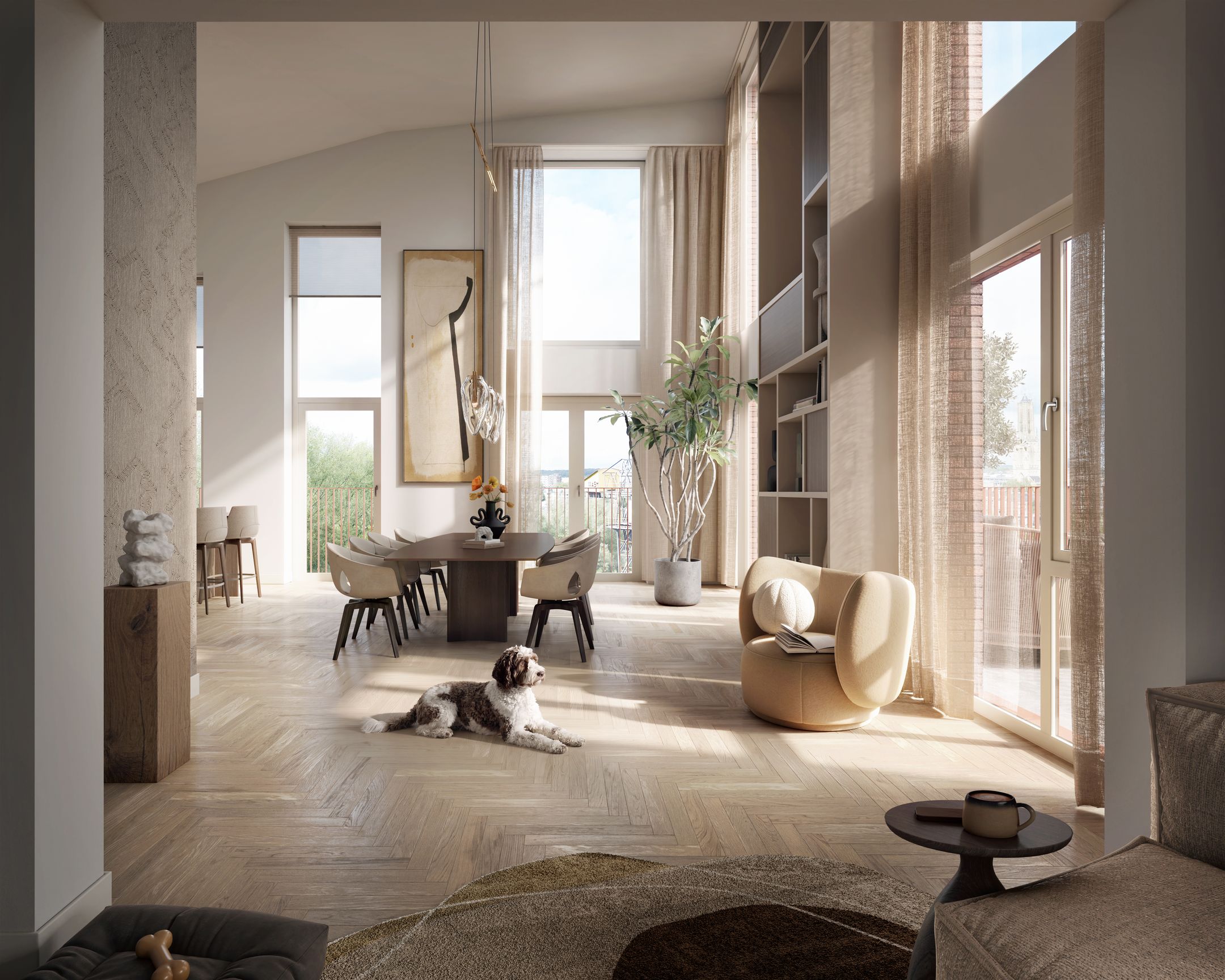 4-kamer tweelaagse penthouse (Bouwnr. D1.50)