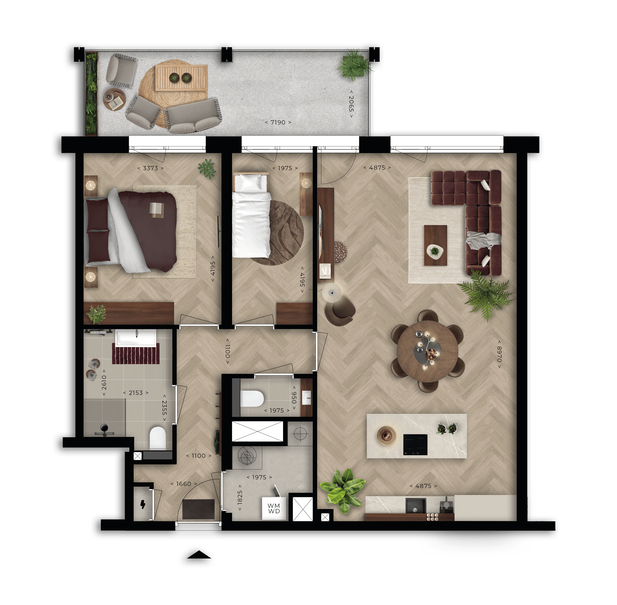 Photo 9 of 3-kamer appartement (Bouwnr. D1.37)