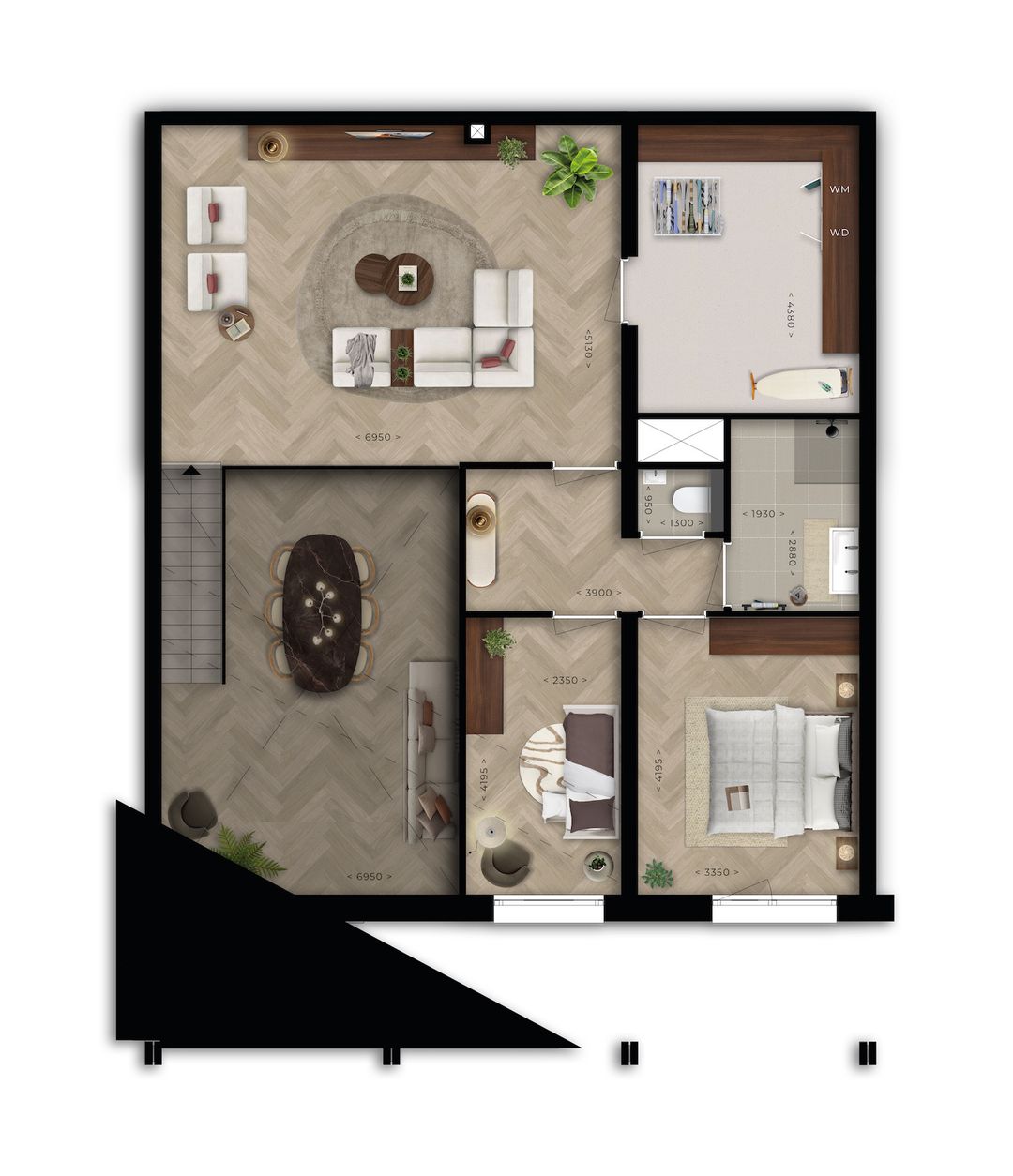Photo 11 of 4-kamer tweelaagse penthouse (Bouwnr. D1.49)