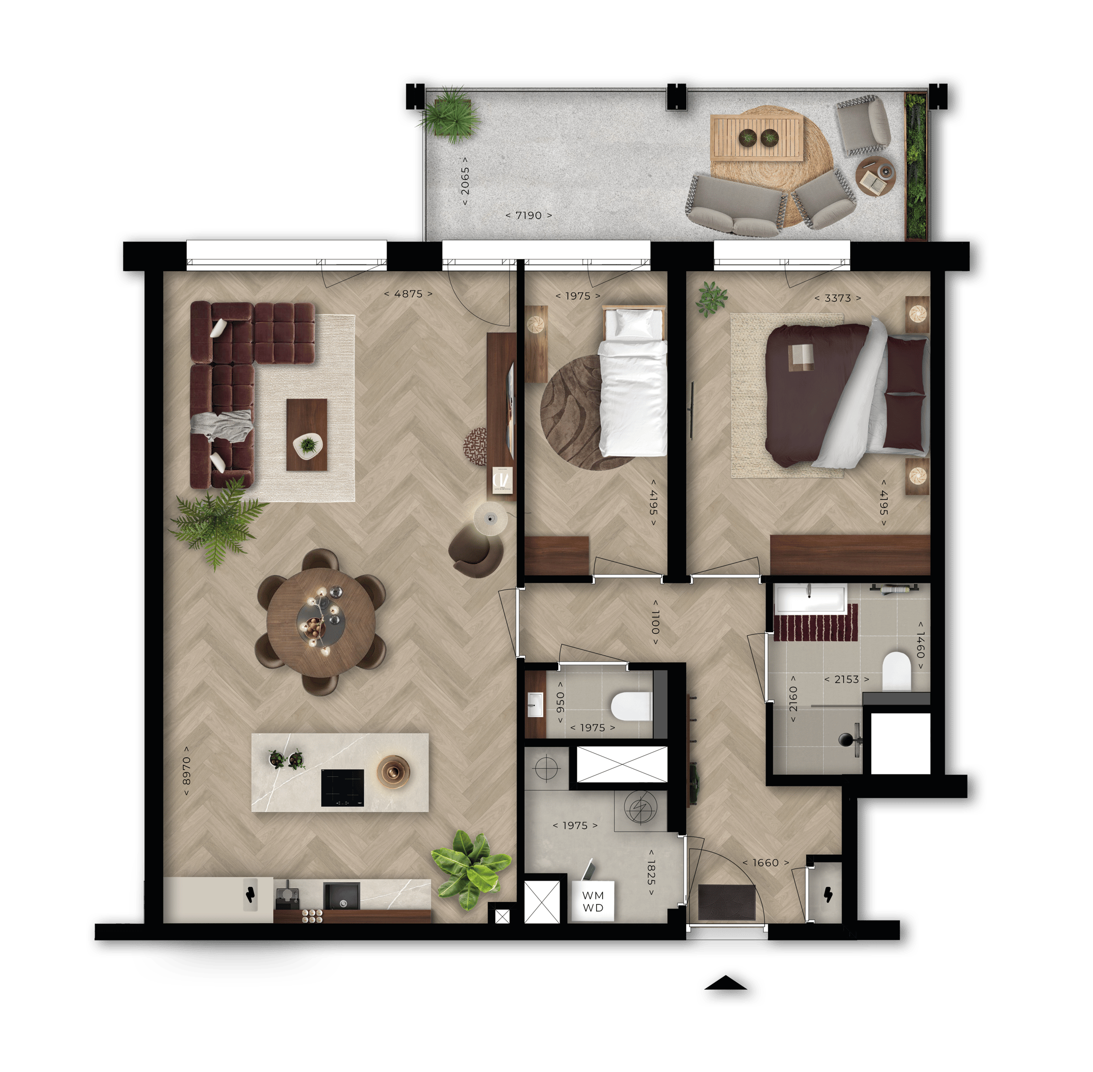 Photo 9 of 3-kamer appartement (Bouwnr. D1.41)