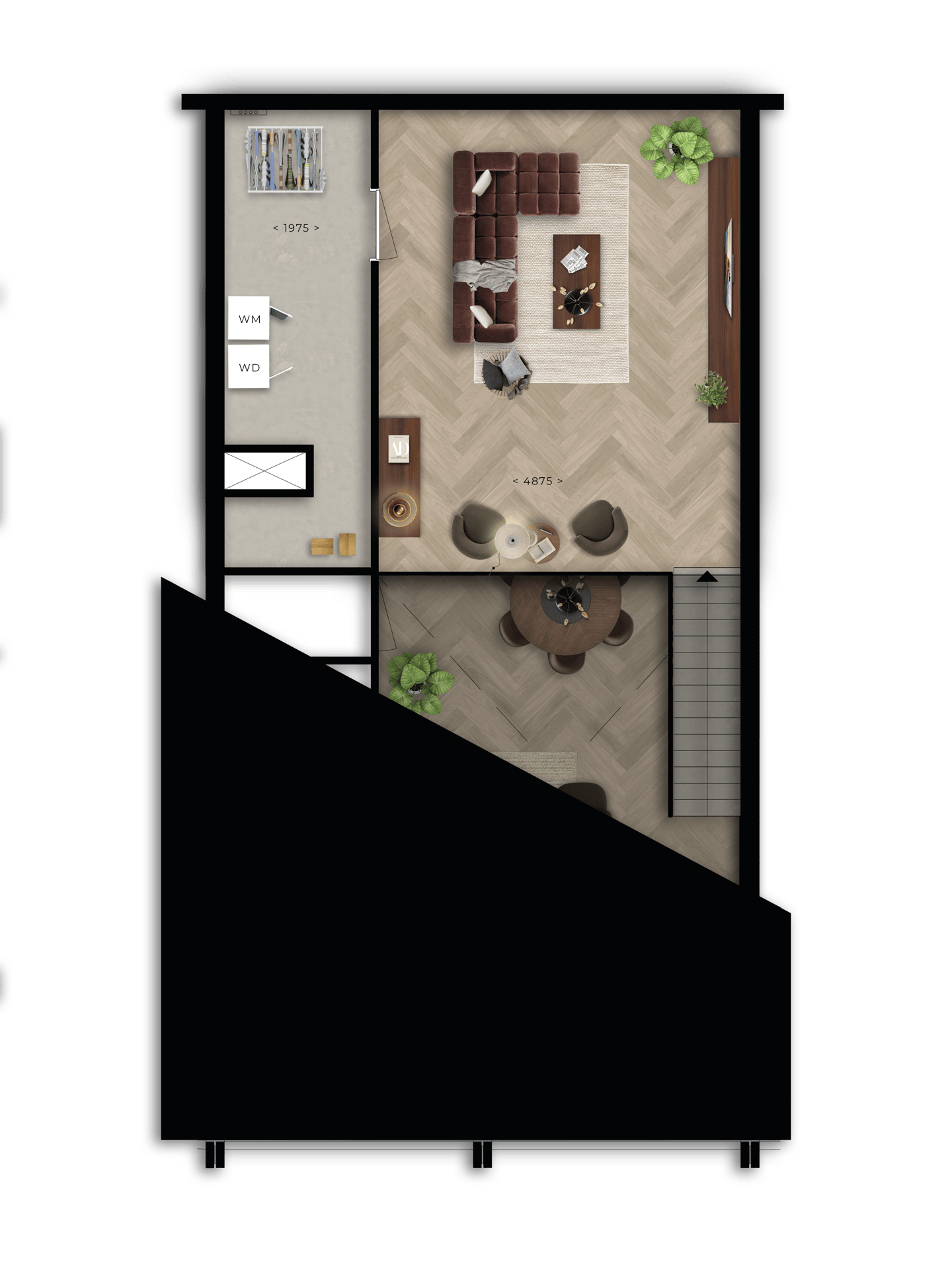 Foto 10 van 3-kamer tweelaagse penthouse (Bouwnr. D1.48)