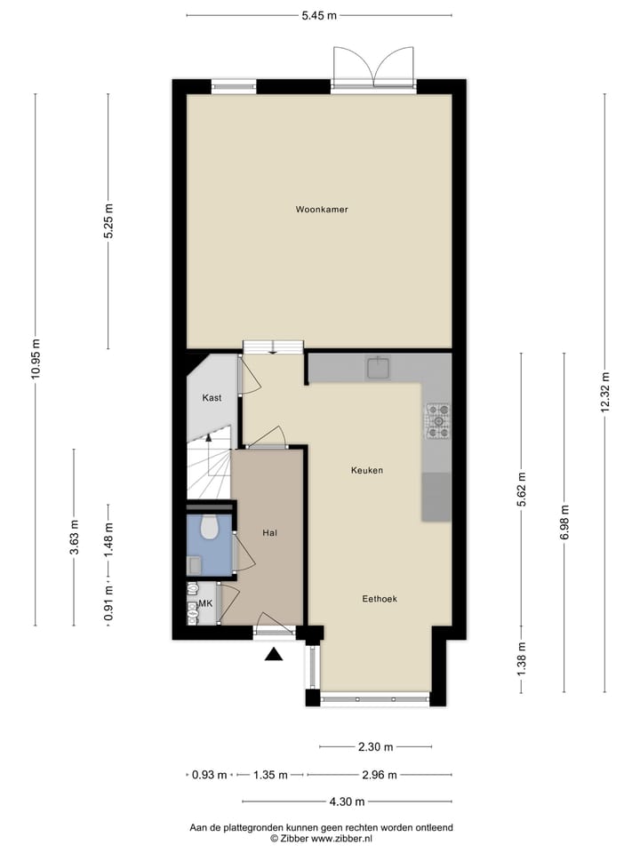 Tussenwoning te koop: Oeverlaan 23, Borne
