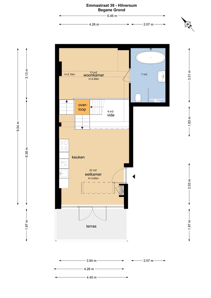 Appartement te koop: Emmastraat 39, Hilversum