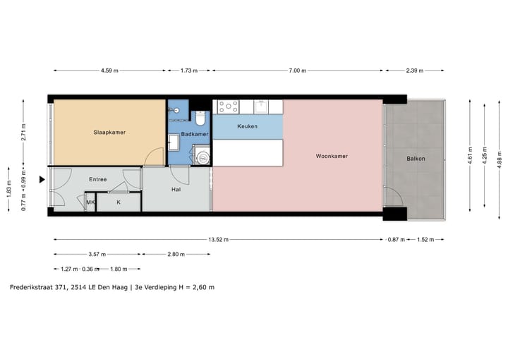 Appartement te koop: Frederikstraat 371, 'S-Gravenhage