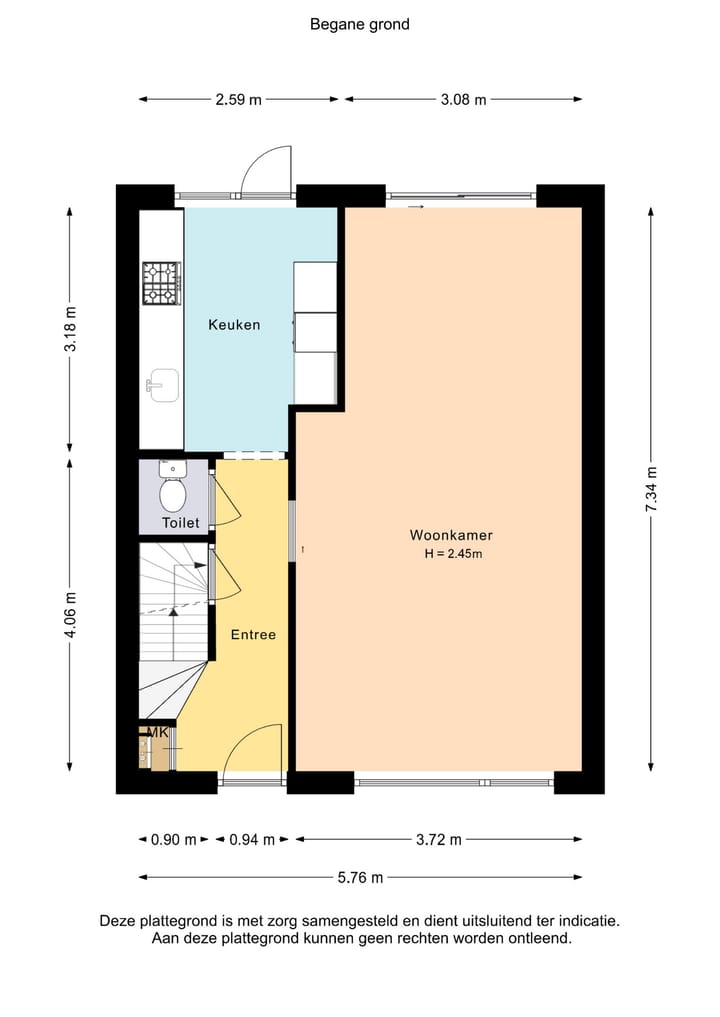 Tussenwoning te koop: Omroeplaan 8, Huizen