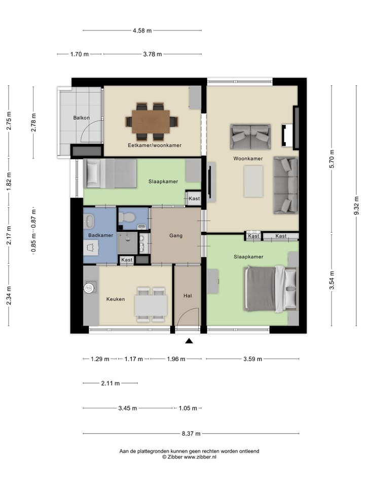 Appartement te koop: van Reysstraat 109, 'S-Hertogenbosch