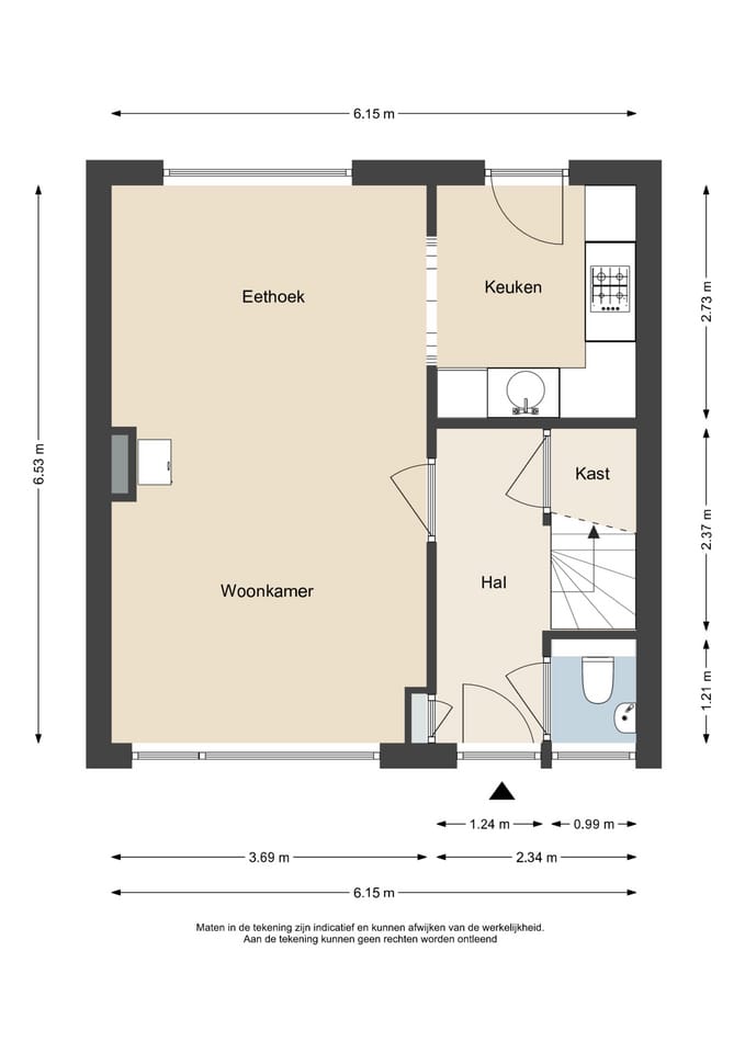 Tussenwoning te koop: Esdoornstraat 45, Oost-Souburg