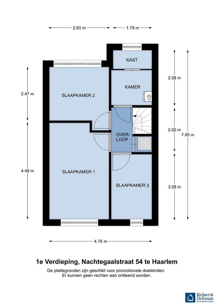 Tussenwoning te koop: Nachtegaalstraat 54, Haarlem