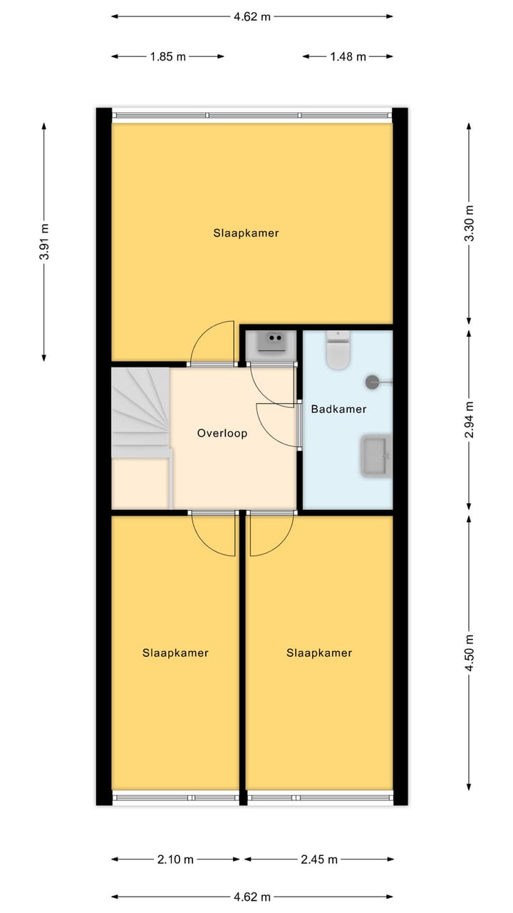 Tussenwoning te koop: Borggrevelanden 49, Enschede
