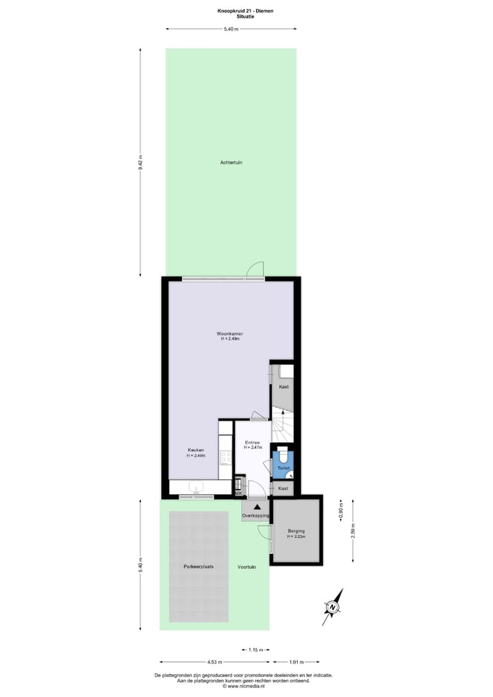 Hoekwoning te koop: Knoopkruid 21, Diemen