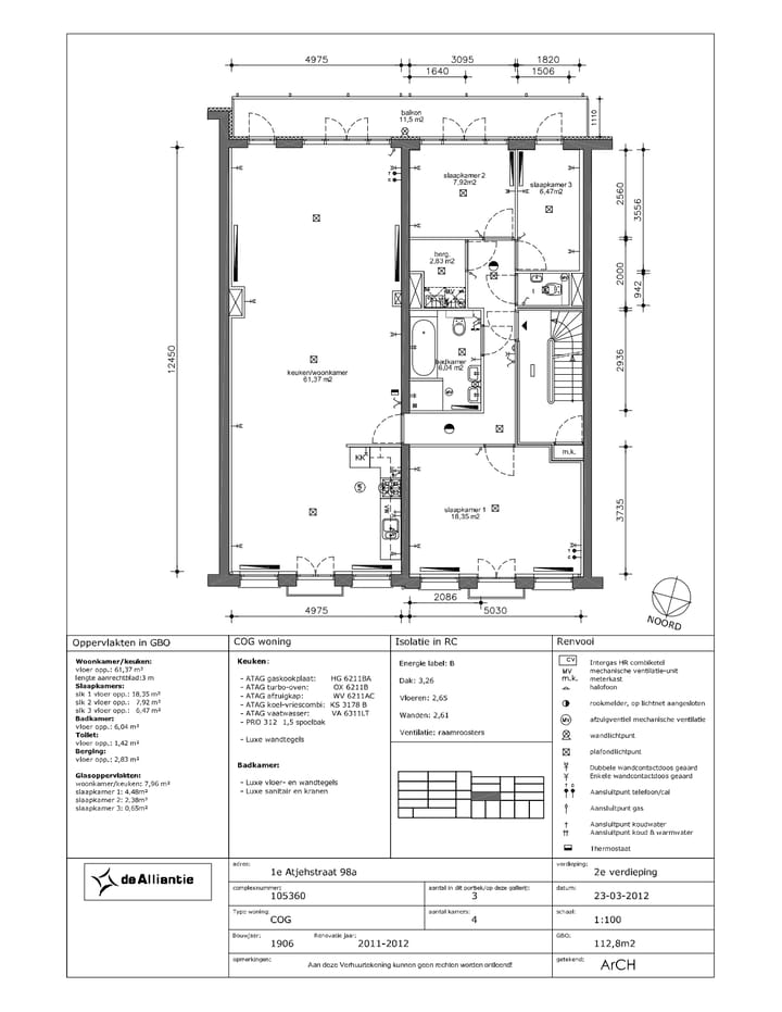Appartement te huur: Eerste Atjehstraat 98A, Amsterdam