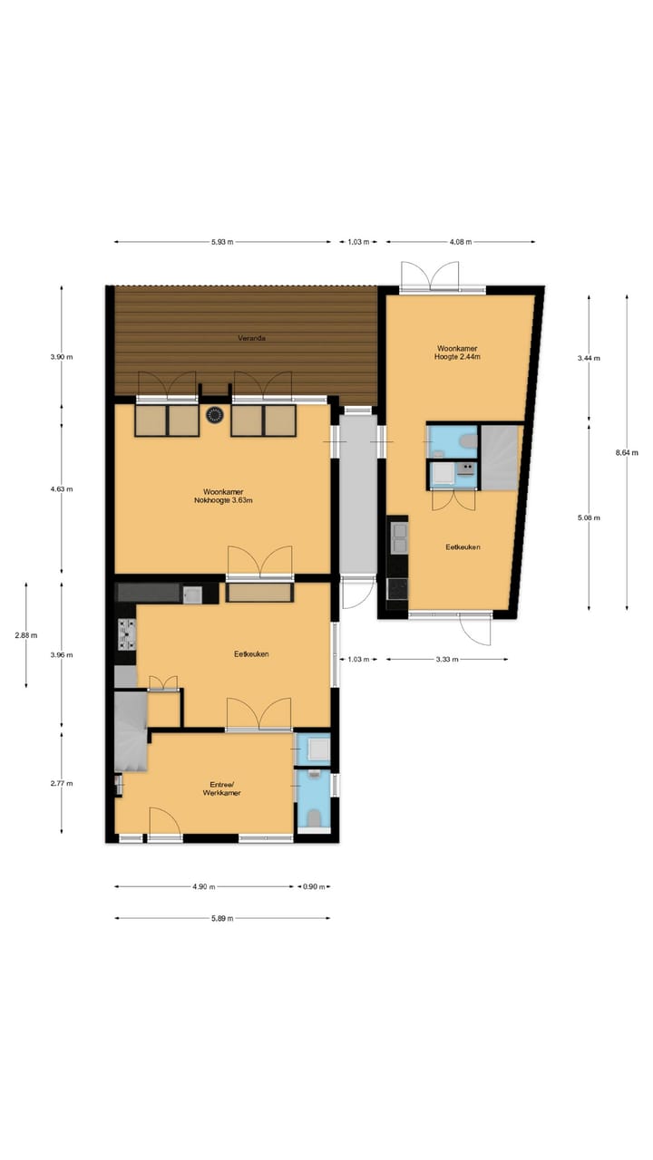 Twee-onder-één-kap te koop: Wagenpad 3A, Laren (Nh)