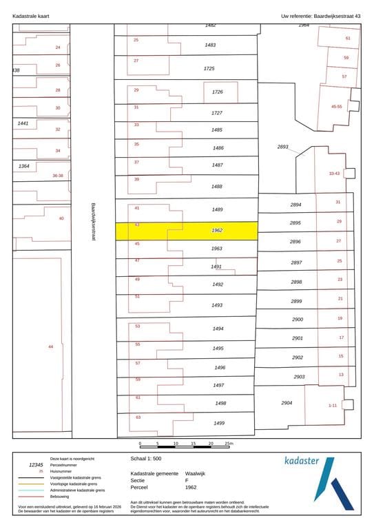 Tussenwoning te koop: Baardwijksestraat 43, Waalwijk