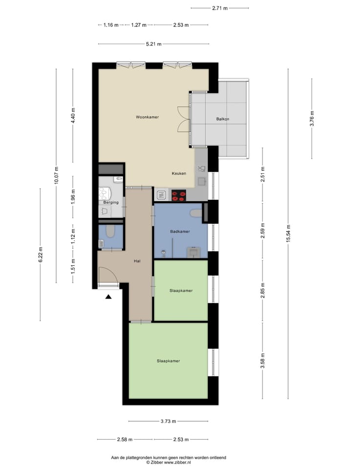 Appartement te huur: Parkstraat 55-2B, Velp (Ge)