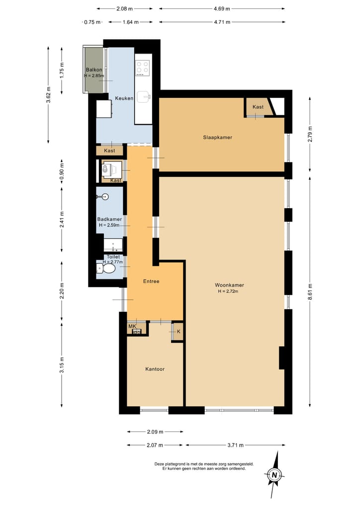 Appartement te koop: Stadhoudersweg 39C, Rotterdam