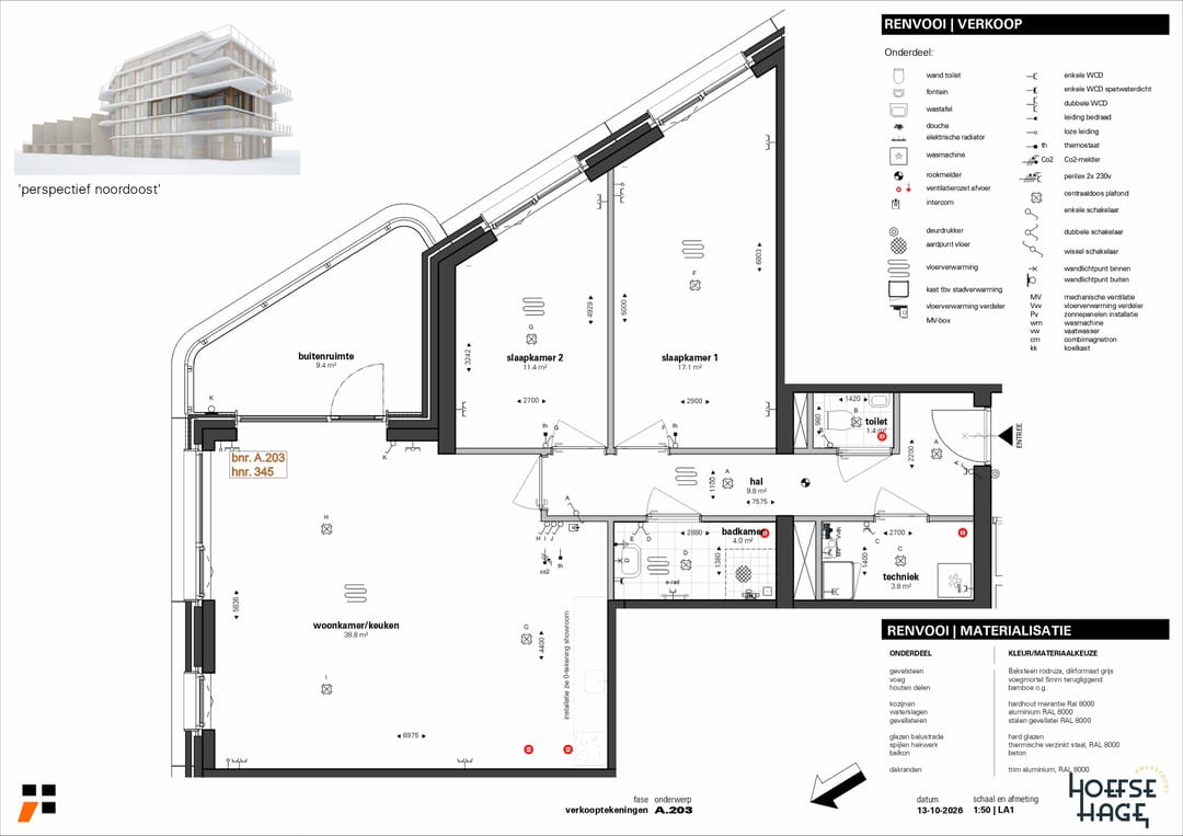 Foto 2 van Appartement (Bouwnr. A203)