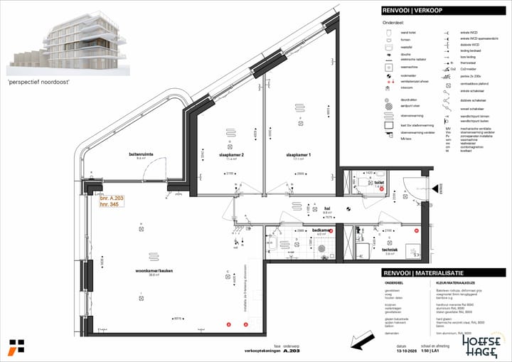 Foto 2 van Appartement (Bouwnr. A203)