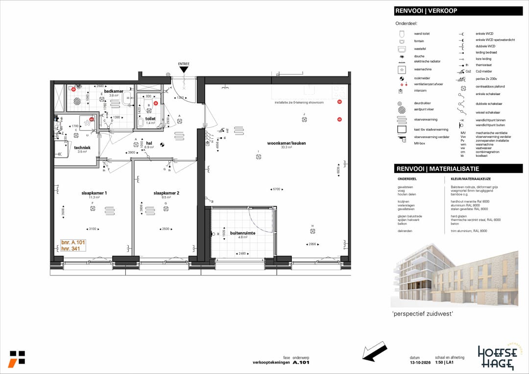 Foto 2 van Appartement (Bouwnr. A101)