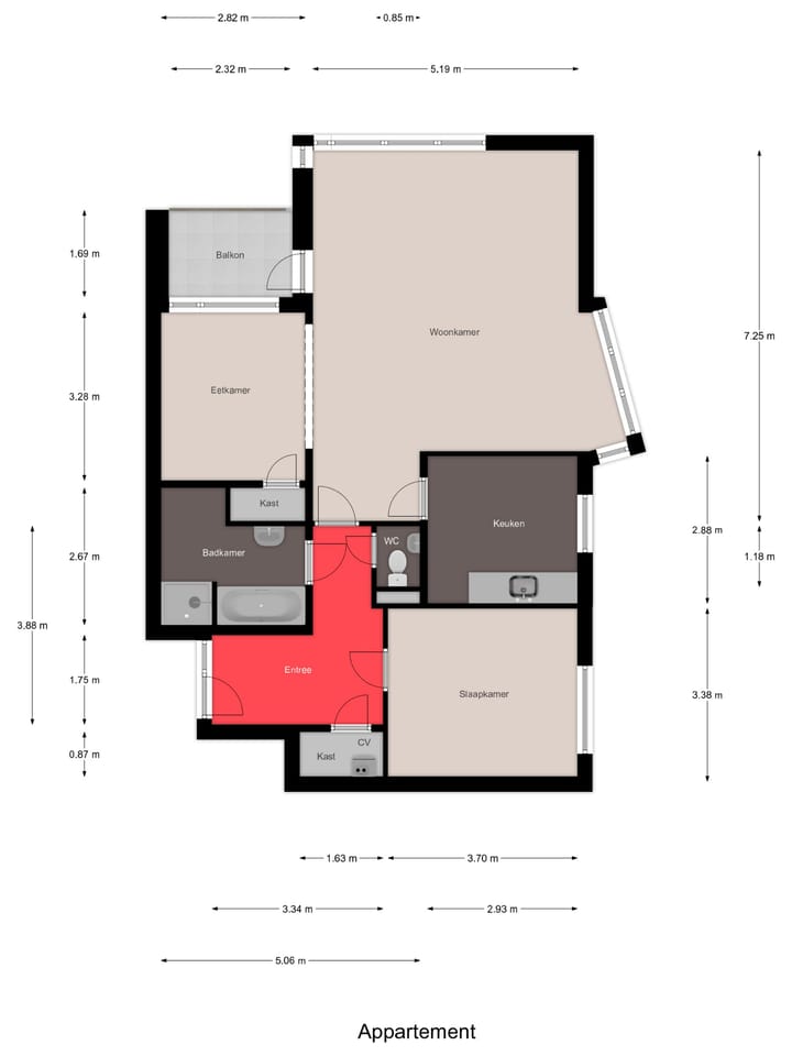 Appartement te koop: De Roskam 121, Venlo