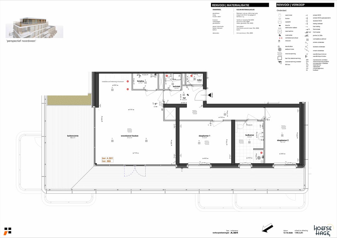 Foto 2 van Appartement (Bouwnr. A501)