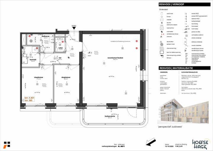 Foto 2 van Appartement (Bouwnr. A401)