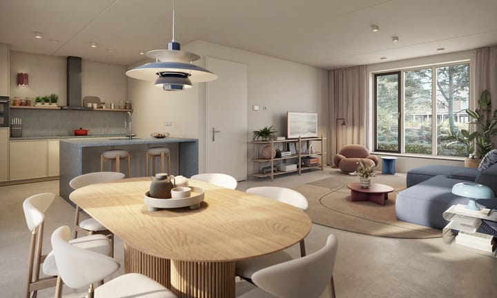Foto 2 van Twee-onder-een-kapwoningen (Bouwnr. 77)