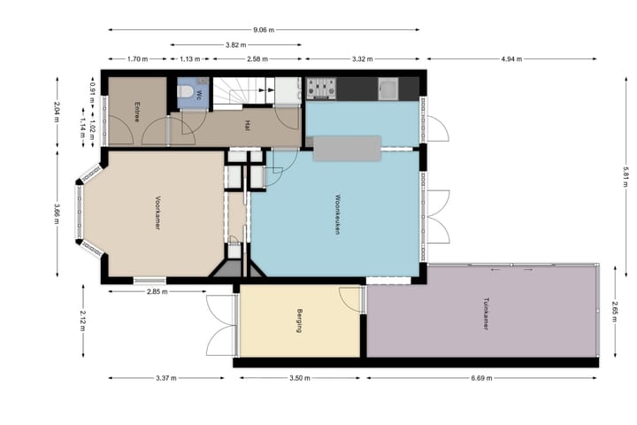 Hoekwoning te koop: Burgemeester Suijsstraat 51, Tilburg